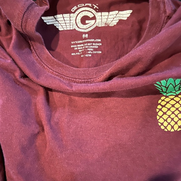 Long sleeve Cali pineapple t-shirt - Picture 3 of 3
